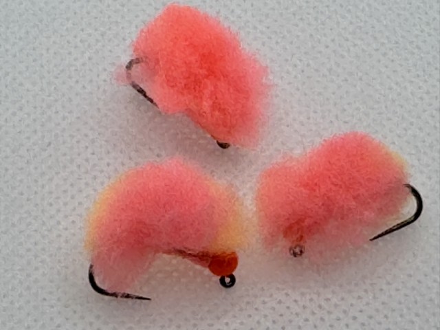 Best Rogue River egg fly pattern for steelhead and trout – cotton candy egg